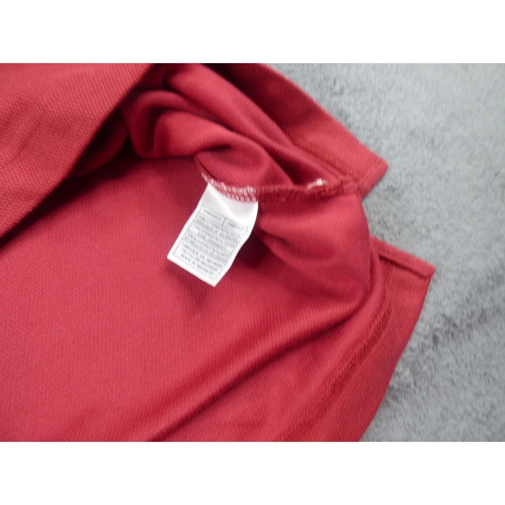 Nike Team US Soccer Federation Red Dri-FIT Polo Shirt Mens XL Embroidered Crest